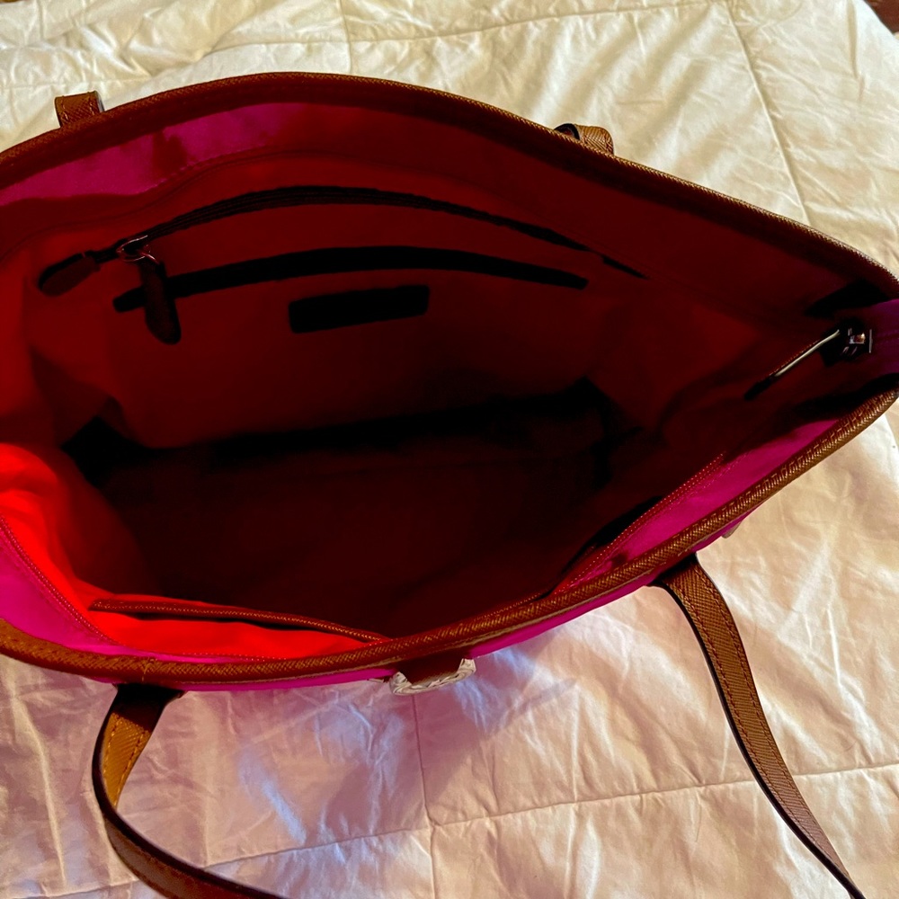 Pink Michael Kors purse, used